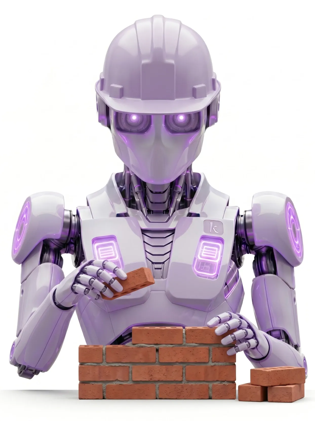 klorr-Roboter beim Mauern